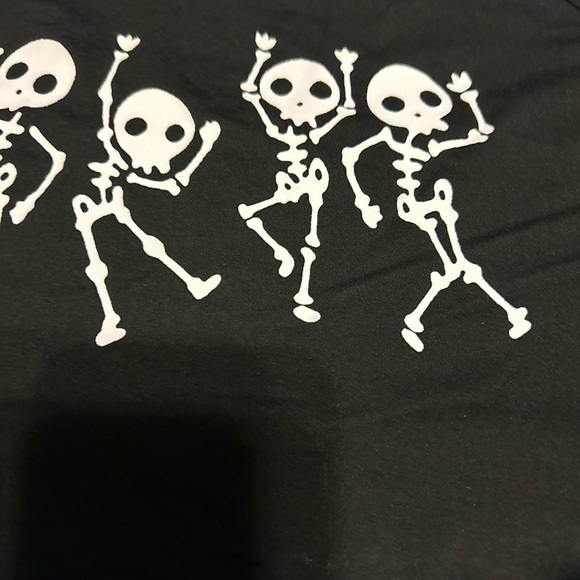 Women's Pajama Set black Skeleton Cami Top & Shorts Sleepwear Loungewear Set - Picture 8 of 10